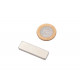 Ímã de neodímio bloco 40 x 12 x 4,5 mm - N42